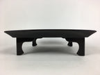 Japanese Wooden Legged Tray Lacquered Table Vtg Ozen Black Nurimono UR753