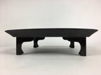 Japanese Wooden Legged Tray Lacquered Table Vtg Ozen Black Nurimono UR754