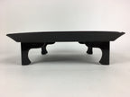 Japanese Wooden Legged Tray Lacquered Table Vtg Ozen Black Nurimono UR756