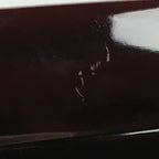 Japanese Wooden Legged Tray Lacquered Table Vtg Ozen Black Nurimono UR756