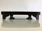 Japanese Wooden Legged Tray Lacquered Table Vtg Ozen Black UR793