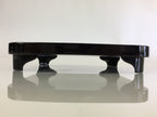 Japanese Wooden Legged Tray Lacquered Table Vtg Ozen Black UR795