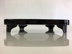 Japanese Wooden Legged Tray Lacquered Table Vtg Ozen Black UR797