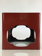 Japanese Wooden Legged Tray Lacquered Table Vtg Ozen Maki-e Red UR803