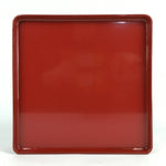 Japanese Wooden Legged Tray Lacquered Table Vtg Ozen Red Nurimono UR738