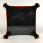 Japanese Wooden Legged Tray Lacquered Table Vtg Ozen Red Nurimono UR738