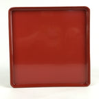 Japanese Wooden Legged Tray Lacquered Table Vtg Ozen Red Nurimono UR741