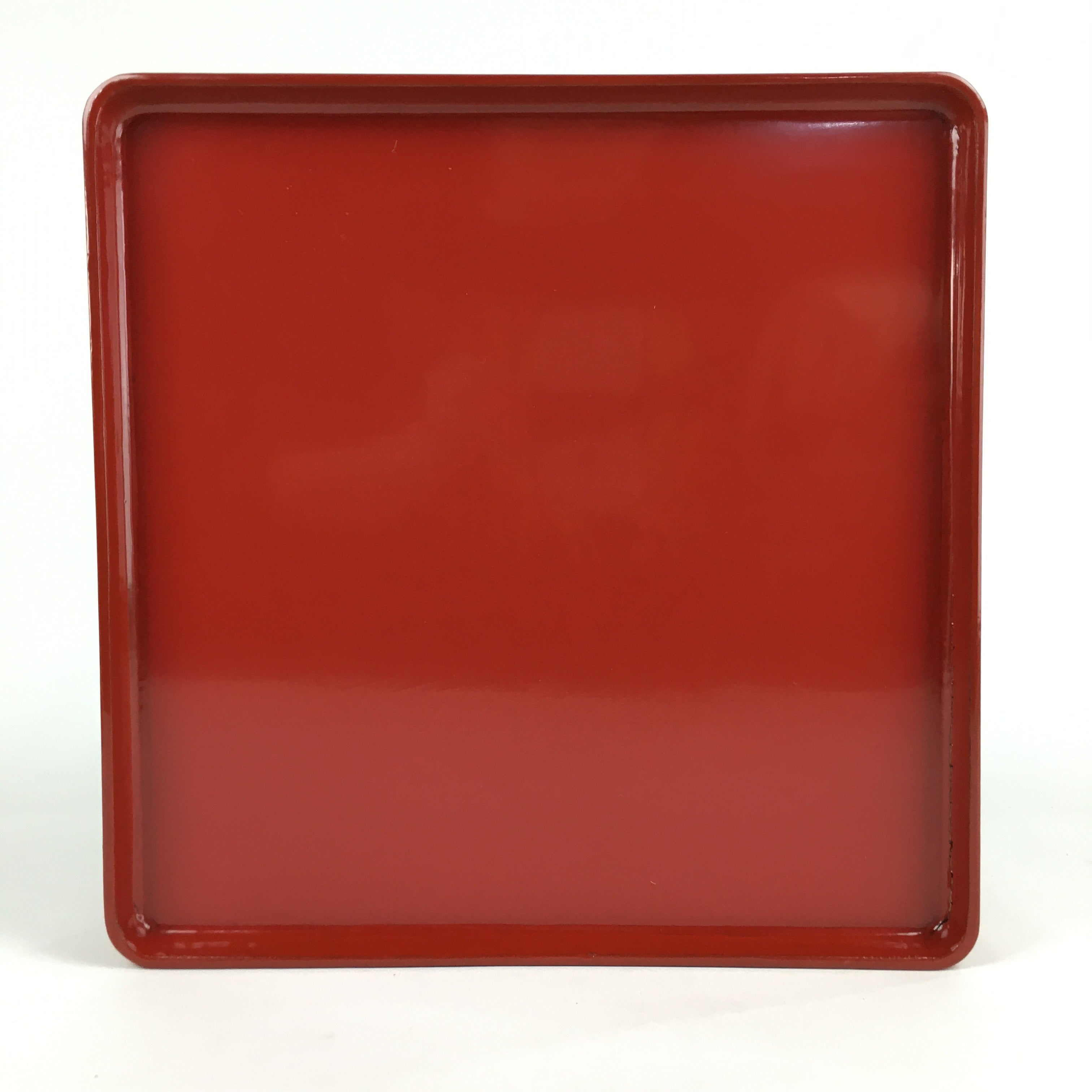 Japanese Wooden Legged Tray Lacquered Table Vtg Ozen Red Nurimono UR742