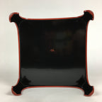 Japanese Wooden Legged Tray Lacquered Table Vtg Ozen Red Nurimono UR743