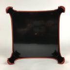 Japanese Wooden Legged Tray Lacquered Table Vtg Ozen Red Nurimono UR744