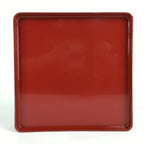 Japanese Wooden Legged Tray Lacquered Table Vtg Ozen Red Nurimono UR746