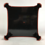 Japanese Wooden Legged Tray Lacquered Table Vtg Ozen Red Nurimono UR747
