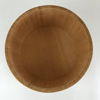 Japanese Wooden Lidded Bucket Ohitsu Vtg Handmade Rice Sushi Oke JK434