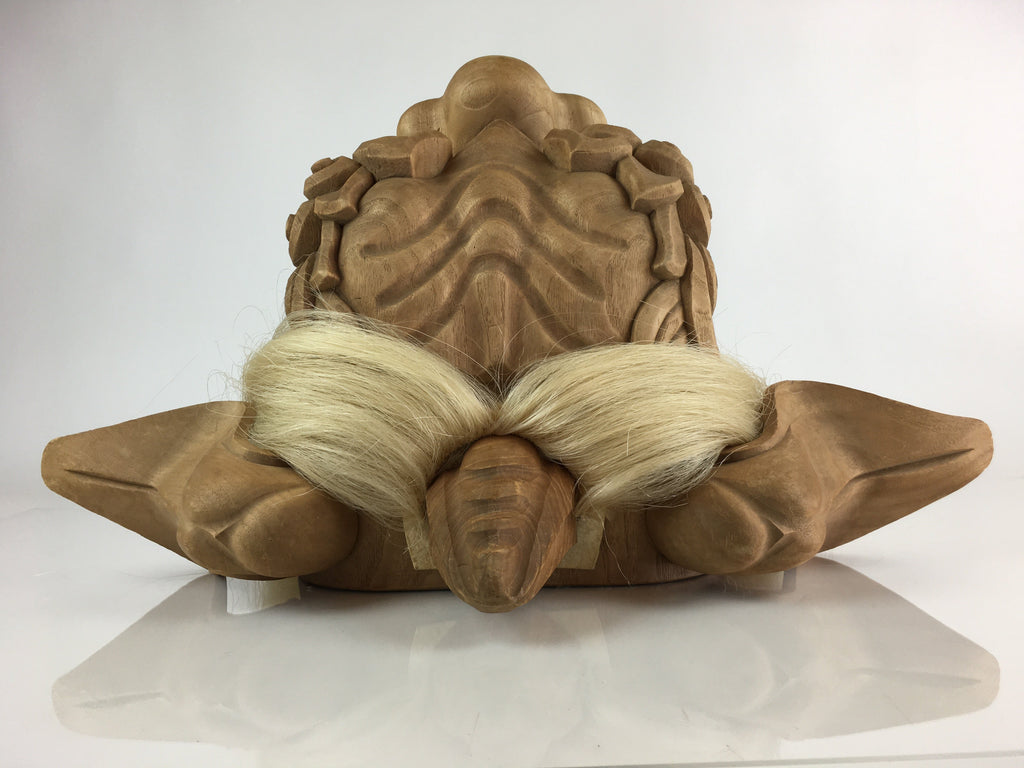 Japanese Wooden Lion Head Shishigashira Vtg Shishi-Mai Folk Craft BD826