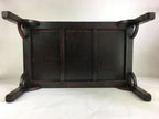 Japanese Wooden Low Table Vtg Rectangle Chabudai Zataku Brown T310