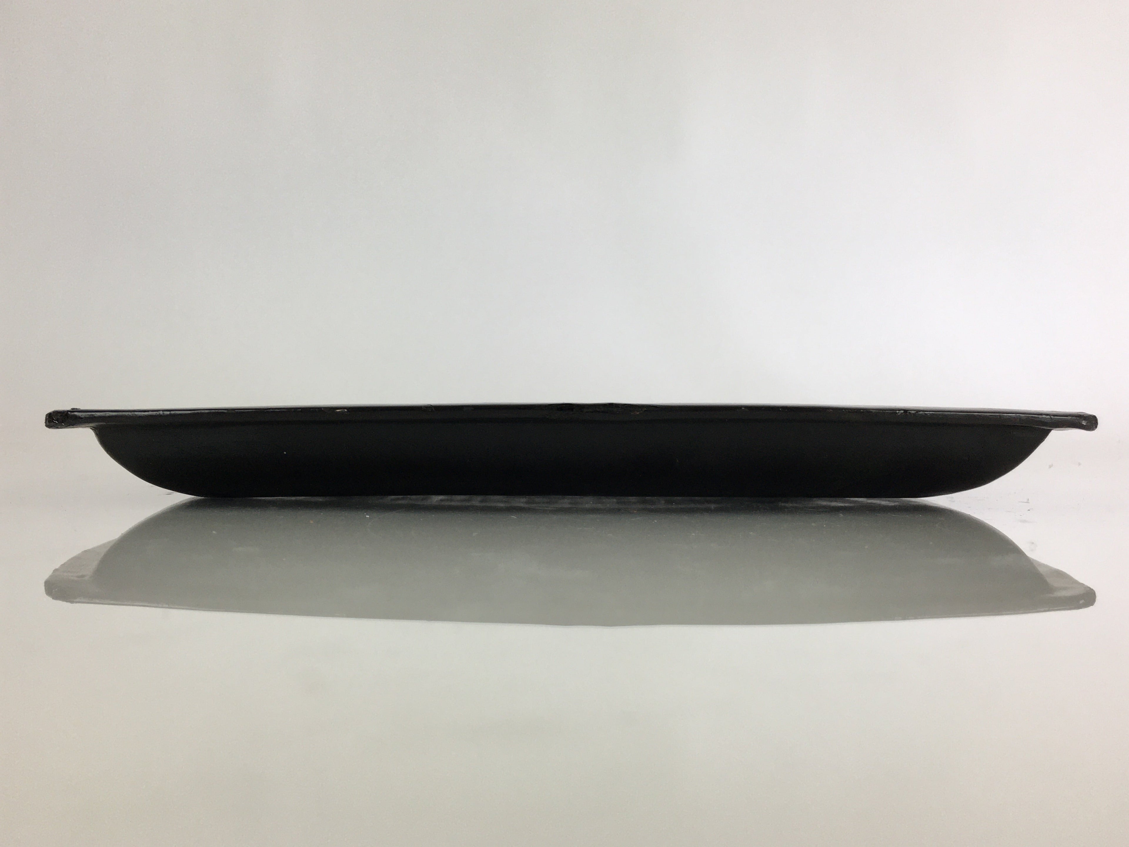 Japanese Wooden Maki-e Bon Tray Obon Vtg Nurimono Camellia UR804
