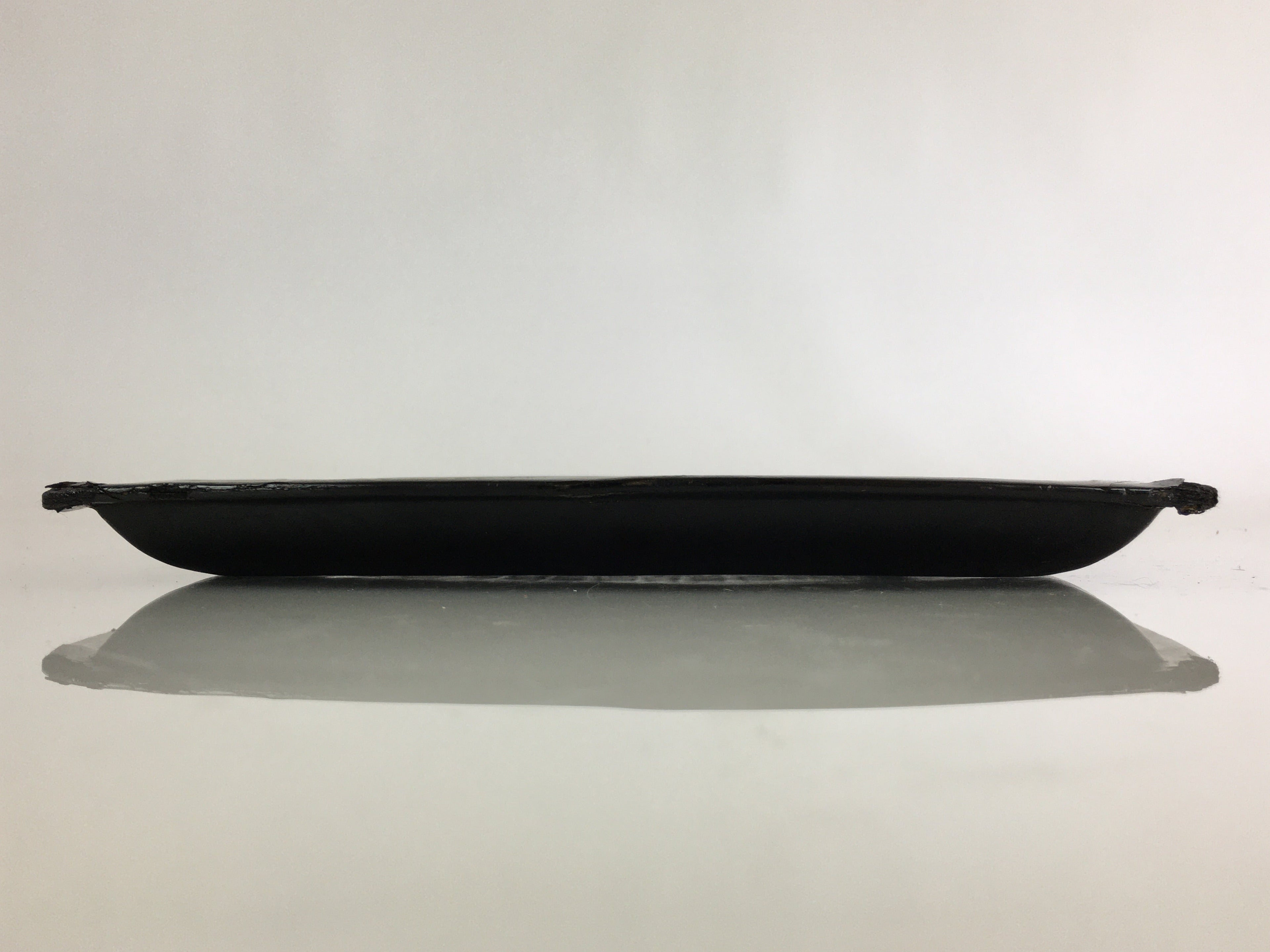 Japanese Wooden Maki-e Bon Tray Obon Vtg Nurimono Camellia UR804