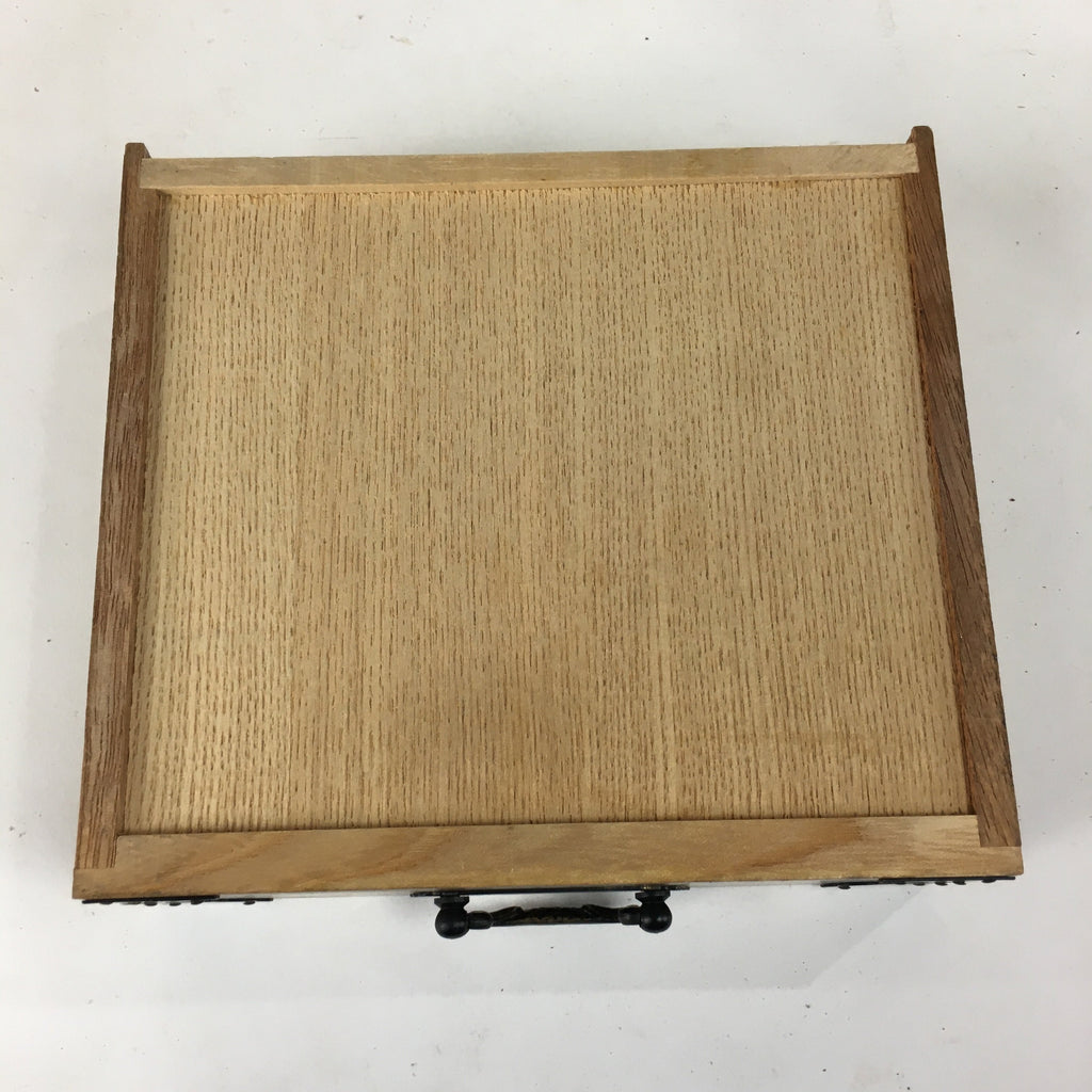Japanese Wooden Medicine Chest Vtg Accessory box 7 Drawers Kusuri Tansu T253