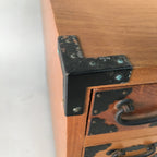 Japanese Wooden Medicine Chest Vtg Kusuri Tansu 17 Drawers T232