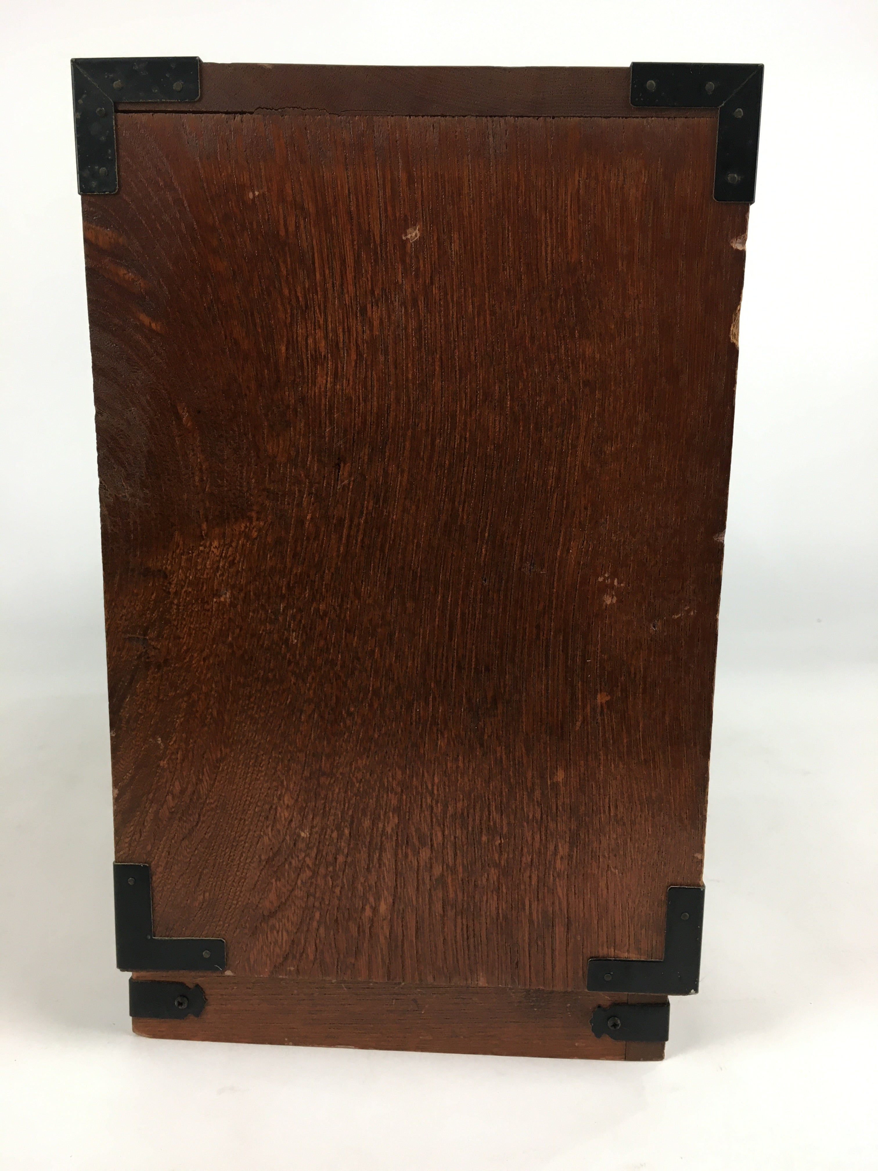 Japanese Wooden Medicine Chest Vtg Kusuri Tansu 8 Drawers Brown T277