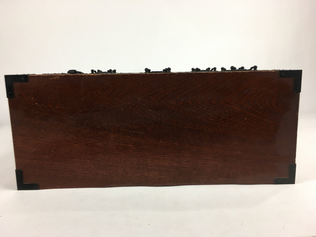 Japanese Wooden Medicine Chest Vtg Kusuri Tansu 8 Drawers Brown T277