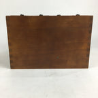 Japanese Wooden Medicine Chest Vtg Kusuri Tansu 9 Drawers Brown T282