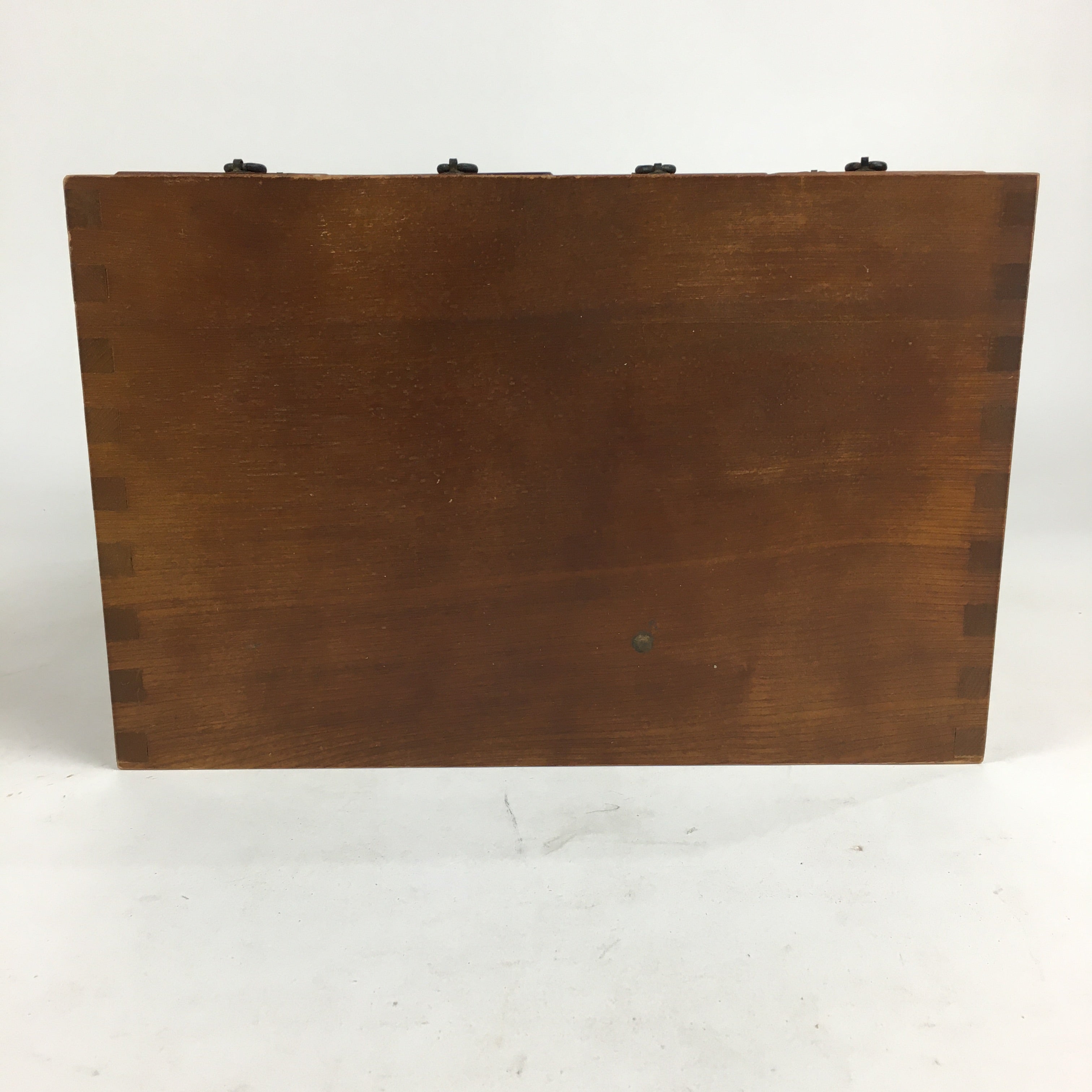 Japanese Wooden Medicine Chest Vtg Kusuri Tansu 9 Drawers Brown T282