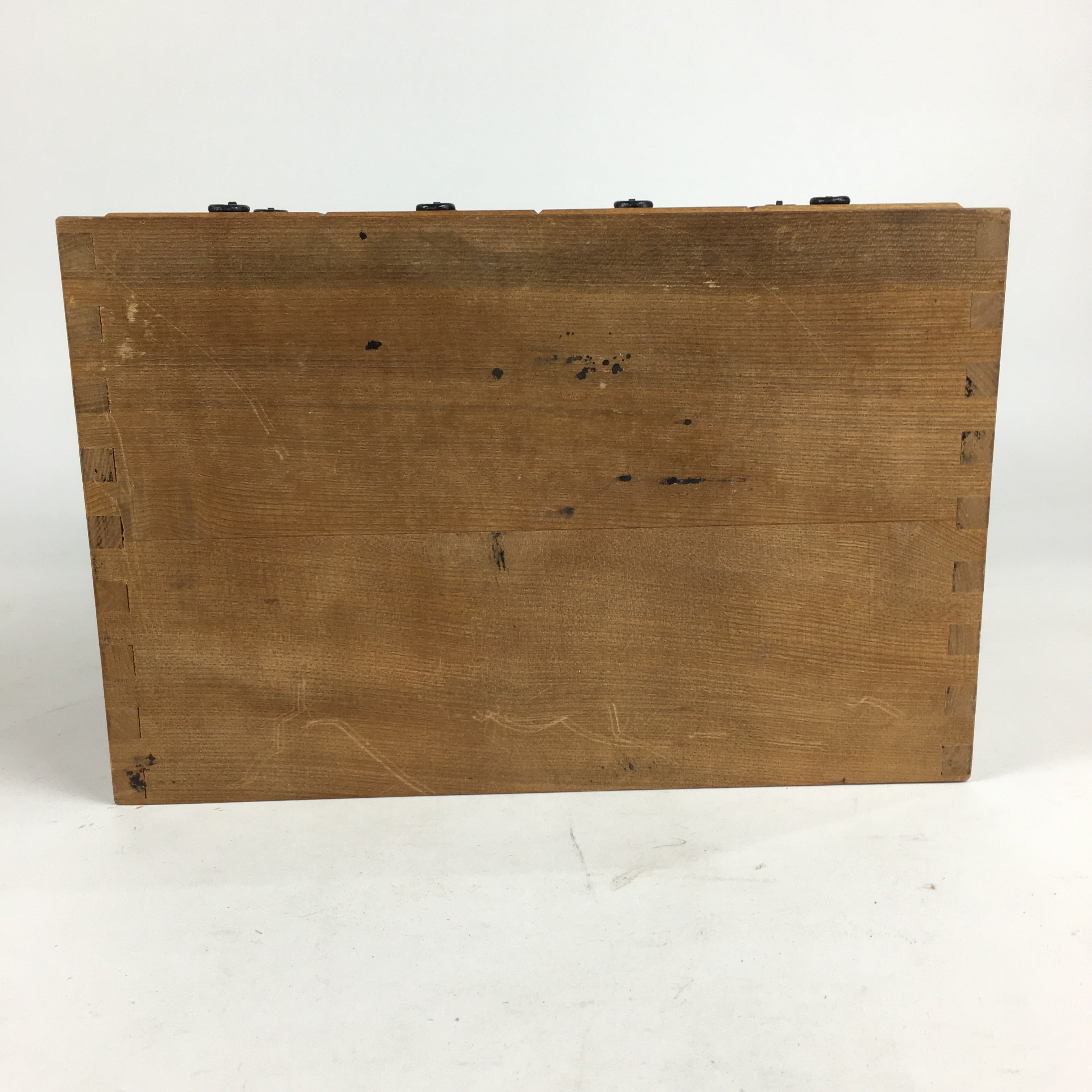 Japanese Wooden Medicine Chest Vtg Kusuri Tansu 9 Drawers Brown T282