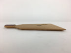Japanese Wooden Paddle Shape Plate Vtg Battledore Hagoita Sara Brown UR592
