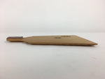 Japanese Wooden Paddle Shape Plate Vtg Battledore Hagoita Sara Brown UR592