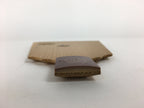 Japanese Wooden Paddle Shape Plate Vtg Battledore Hagoita Sara Brown UR592