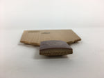 Japanese Wooden Paddle Shape Plate Vtg Battledore Hagoita Sara Brown UR592
