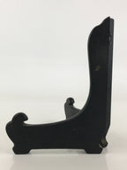 Japanese Wooden Plate Stand Picture Frame Stand Vtg Display Saratate Black JK461