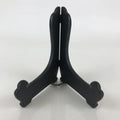 Japanese Wooden Plate Stand Picture Frame Stand Vtg Display Saratate Black JK461