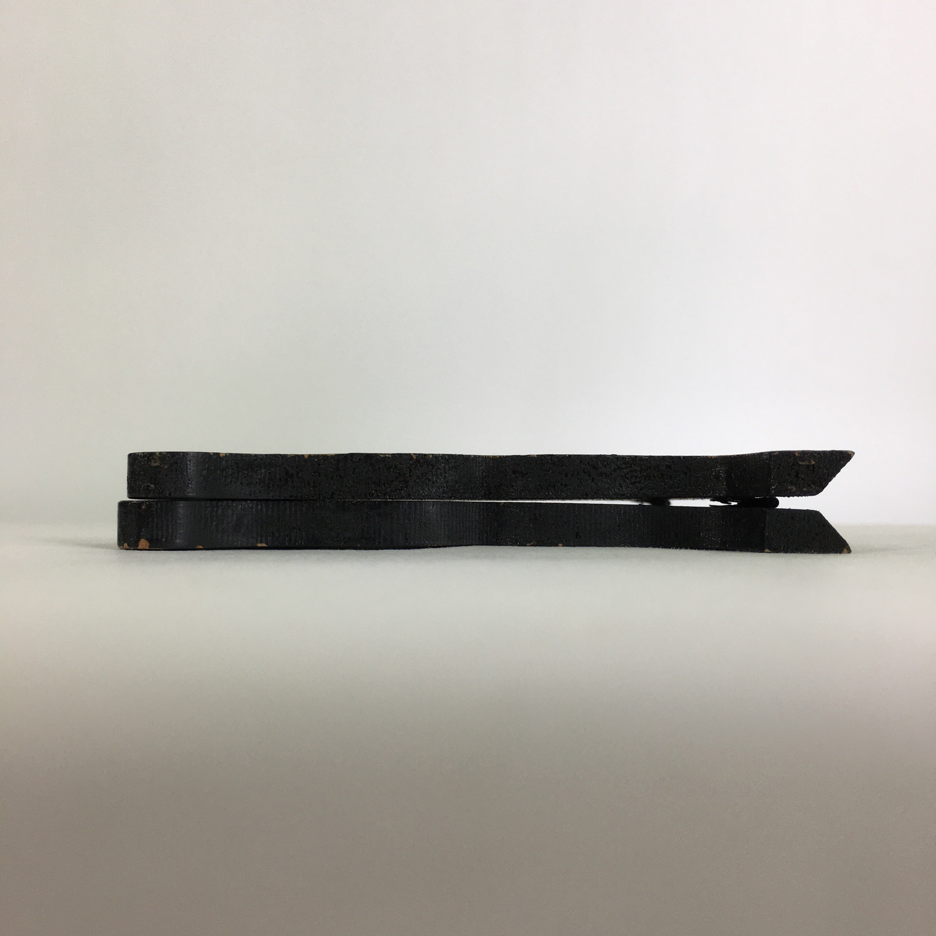 Japanese Wooden Plate Stand Vtg Picture Plate Display Saratate Black JK327