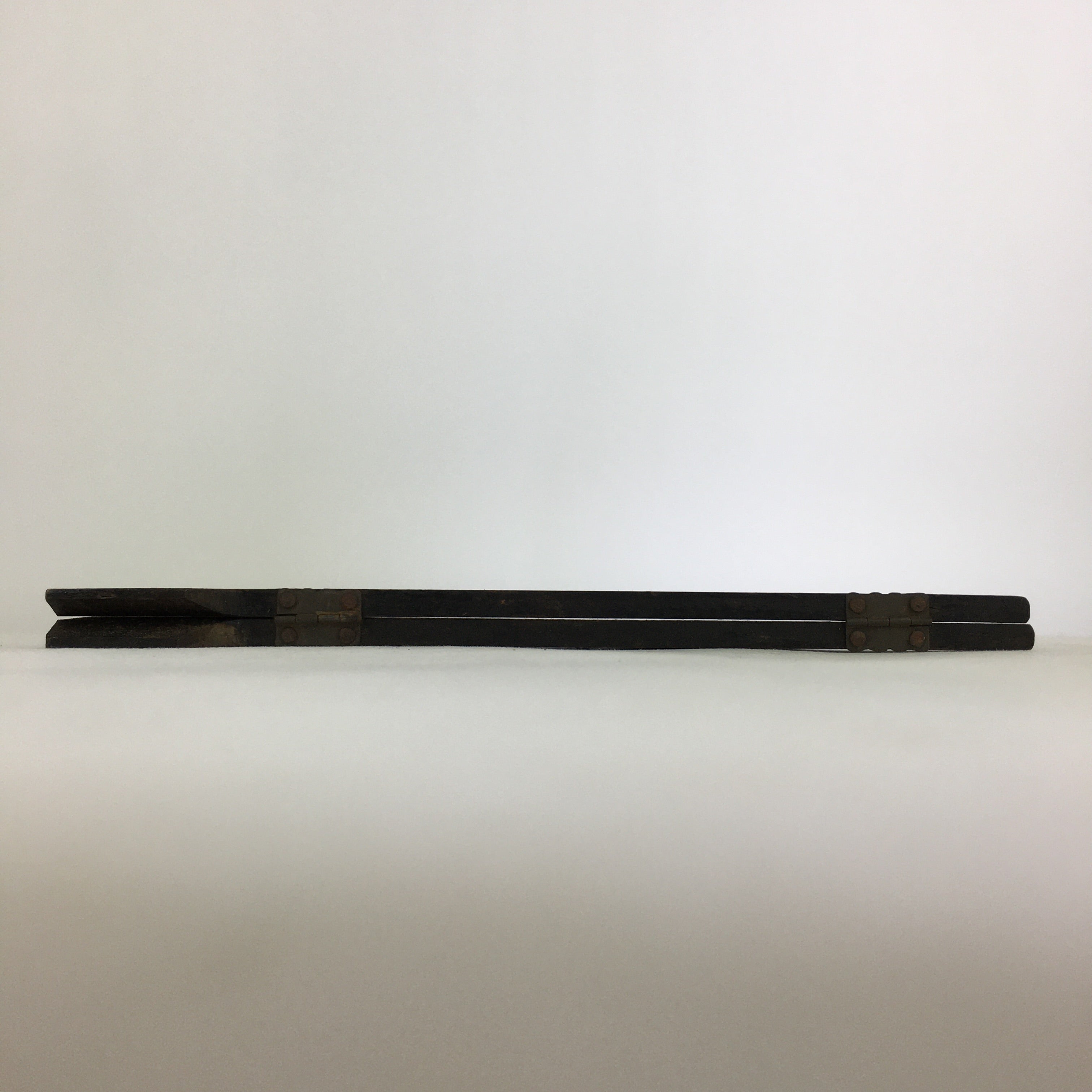 Japanese Wooden Plate Stand Vtg Picture Plate Display Saratate Black JK328