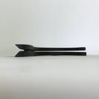 Japanese Wooden Plate Stand Vtg Picture Plate Display Saratate Black JK330