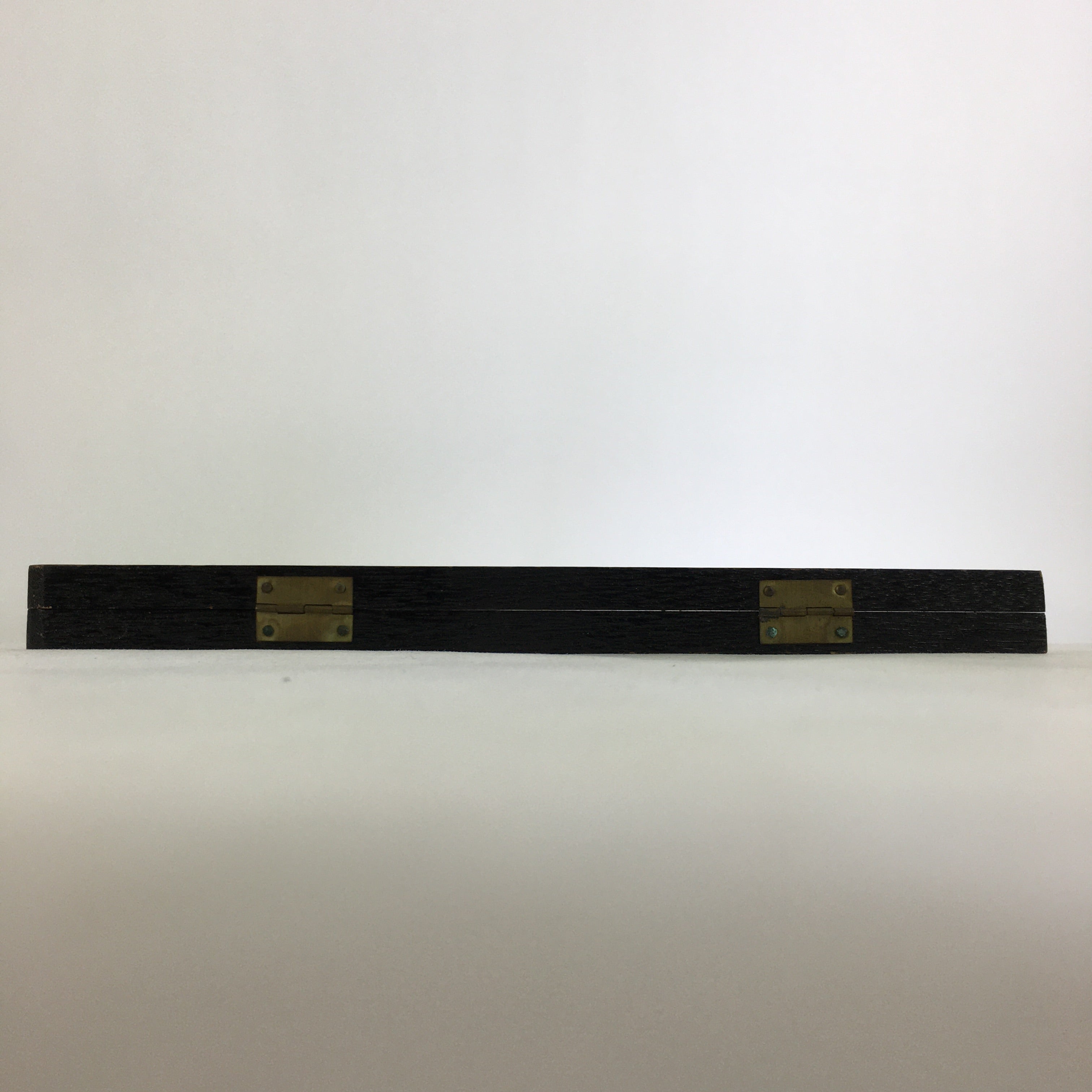 Japanese Wooden Plate Stand Vtg Picture Plate Display Saratate Black JK333