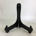 Japanese Wooden Plate Stand Vtg Picture Plate Display Saratate Black JK334