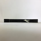 Japanese Wooden Plate Stand Vtg Picture Plate Display Saratate Black JK336