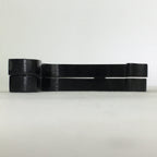 Japanese Wooden Plate Stand Vtg Picture Plate Display Saratate Black JK337