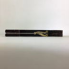 Japanese Wooden Plate Stand Vtg Picture Plate Display Saratate Brown JK332