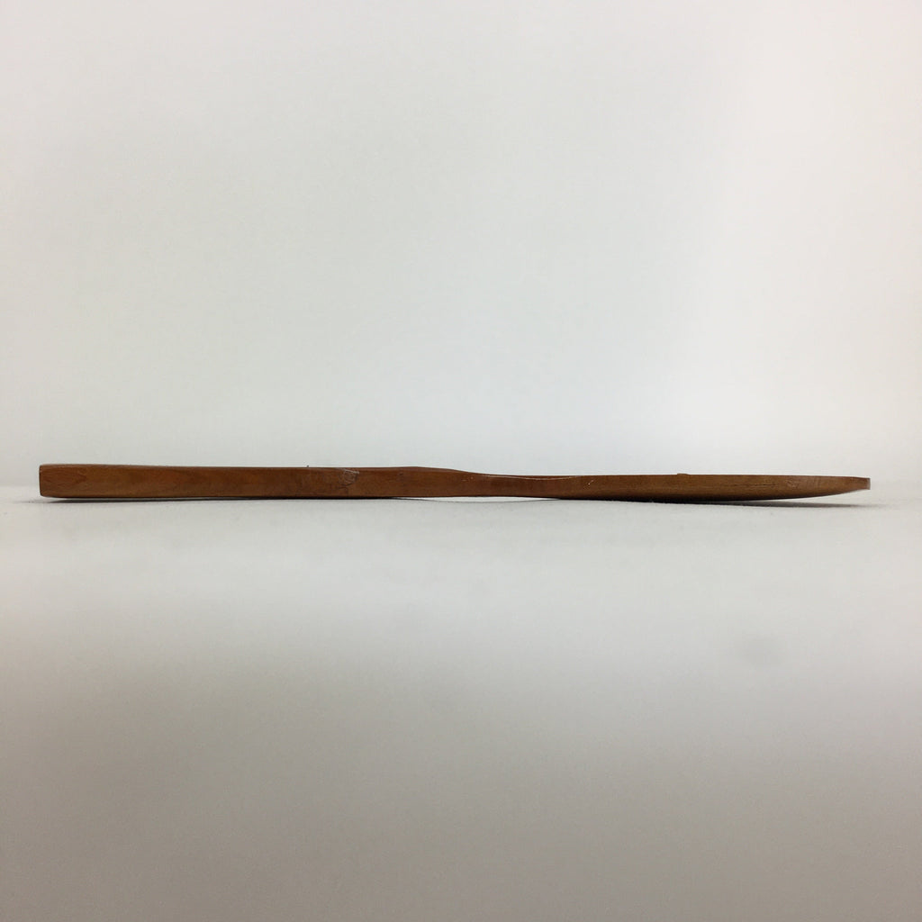 Japanese Wooden Rice Scoop Shamoji Vtg Sushi Cooking Taga Brown JK309