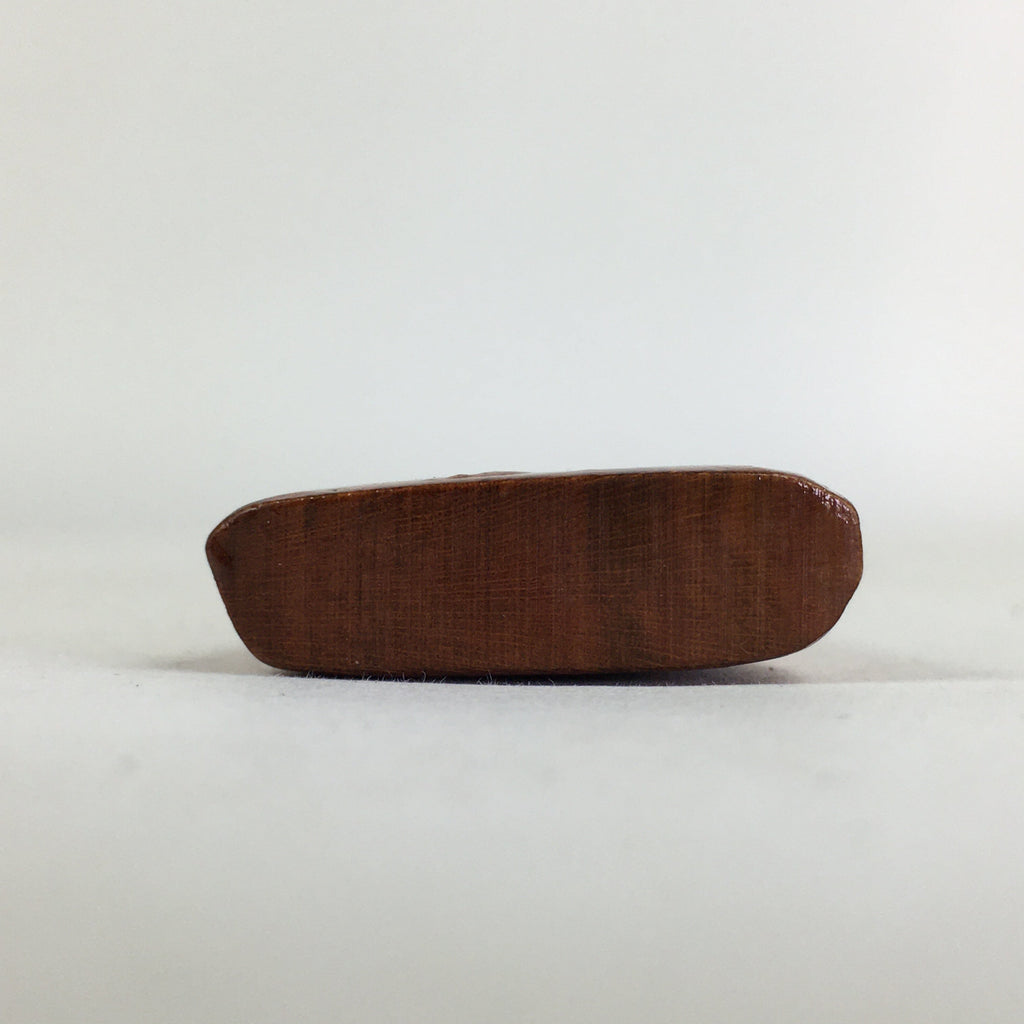 Japanese Wooden Rice Scoop Shamoji Vtg Sushi Cooking Taga Brown JK309