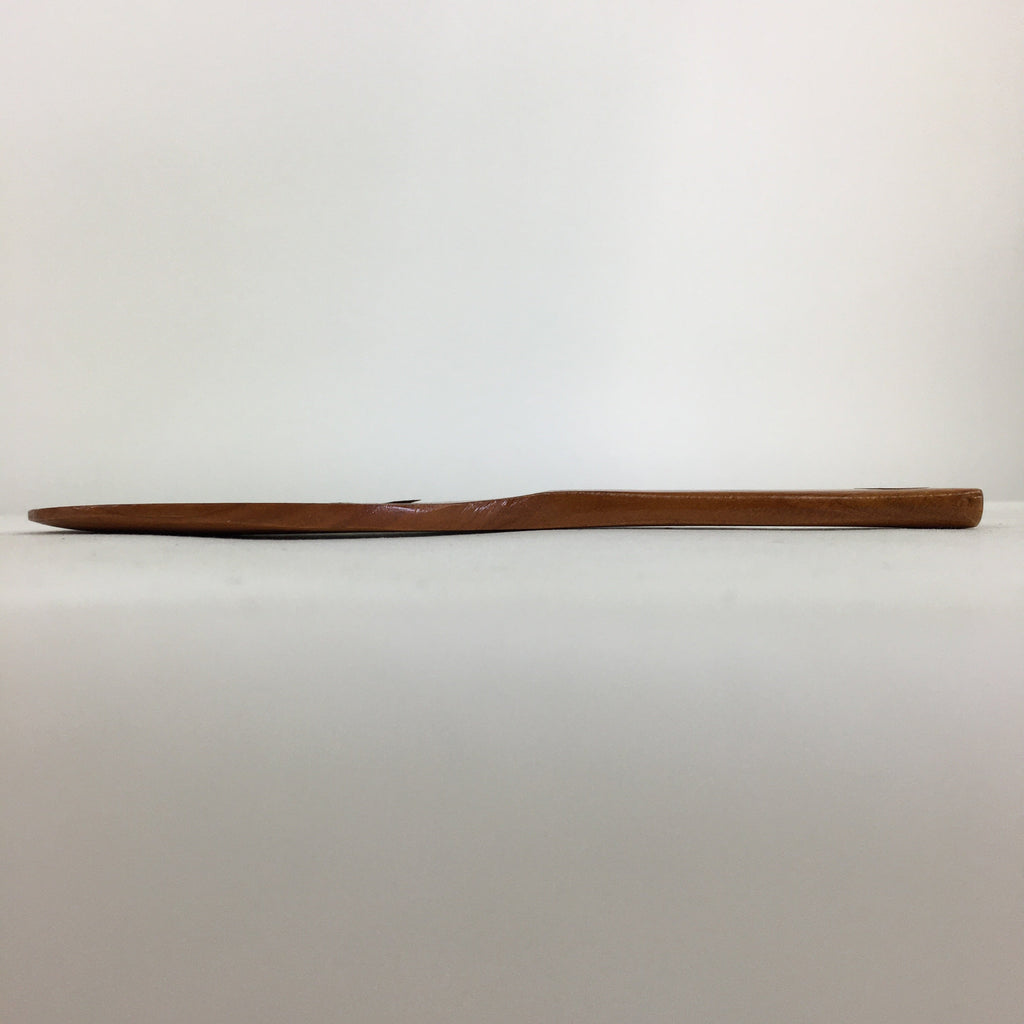 Japanese Wooden Rice Scoop Shamoji Vtg Sushi Cooking Taga Brown JK312