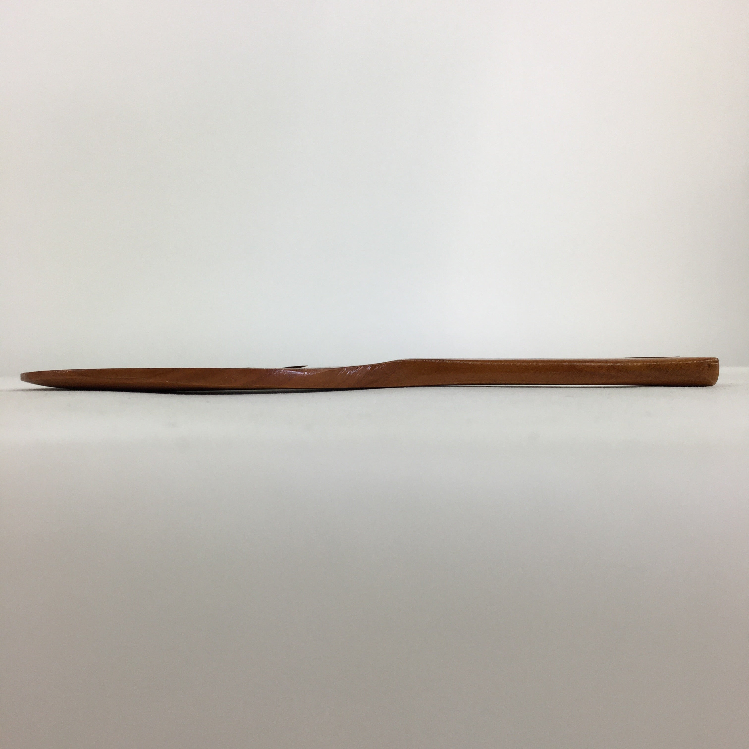 Japanese Wooden Rice Scoop Shamoji Vtg Sushi Cooking Taga Brown JK312