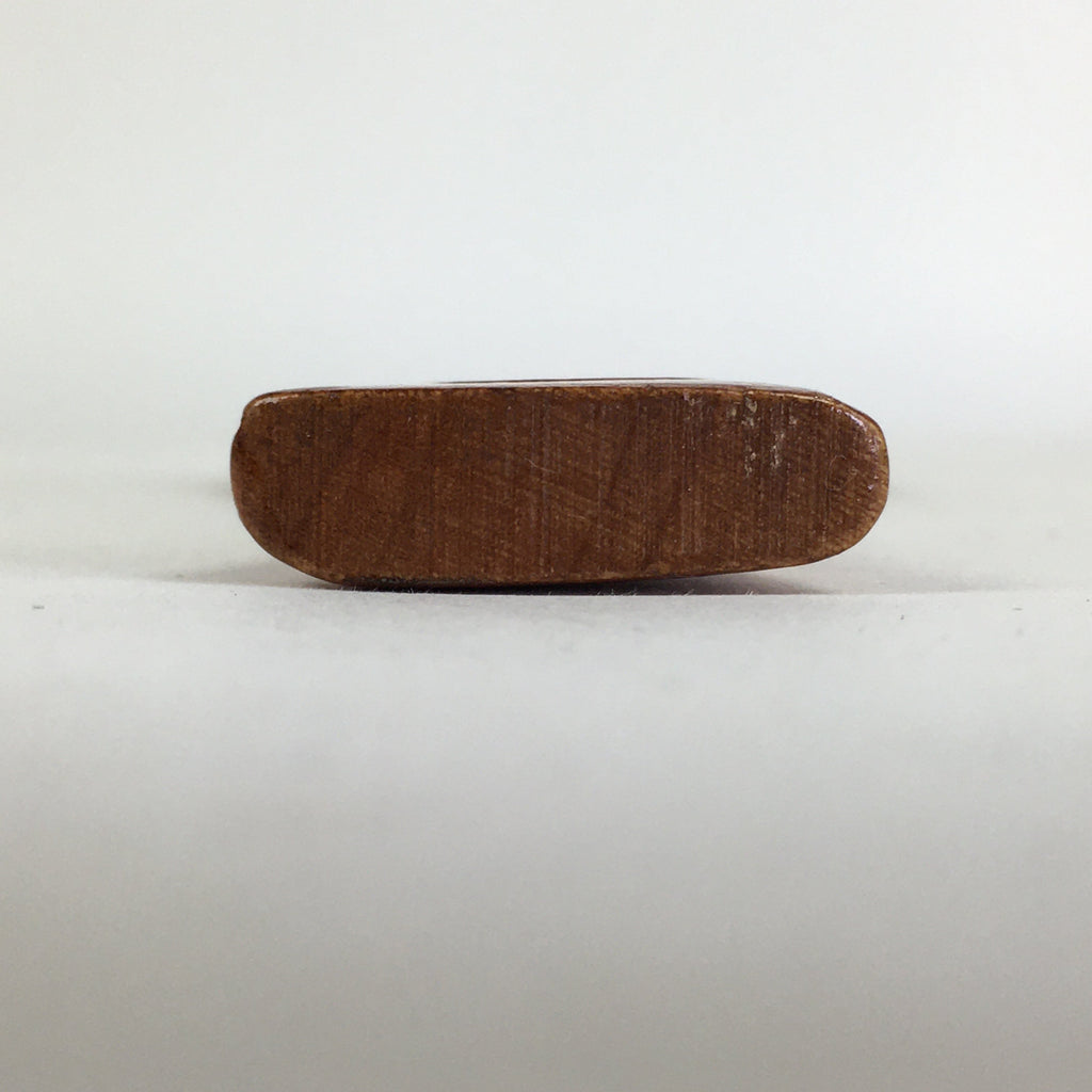 Japanese Wooden Rice Scoop Shamoji Vtg Sushi Cooking Taga Brown JK312