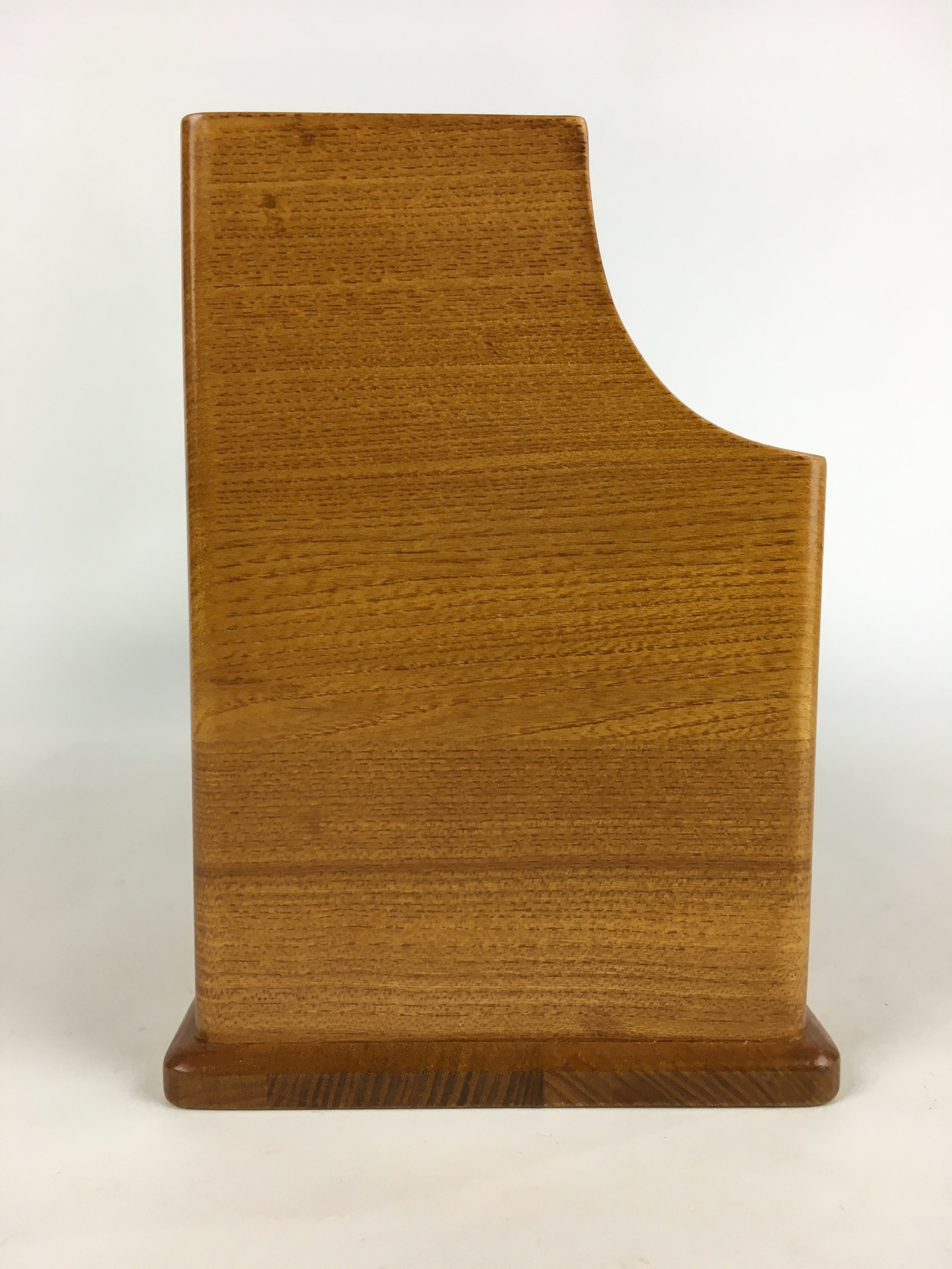 Japanese Wooden Room Rack Cherry Bark Vtg Book TV Remote Controller T316