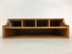 Japanese Wooden Room Rack Cherry Bark Vtg Book TV Remote Controller T316
