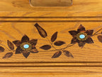 Japanese Wooden Room Rack Cherry Bark Vtg Book TV Remote Controller T316